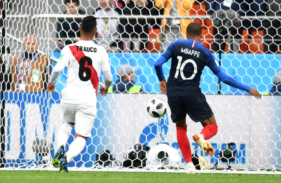 His moment: Mbappe becomes France’s youngest ever scorer at a World Cup