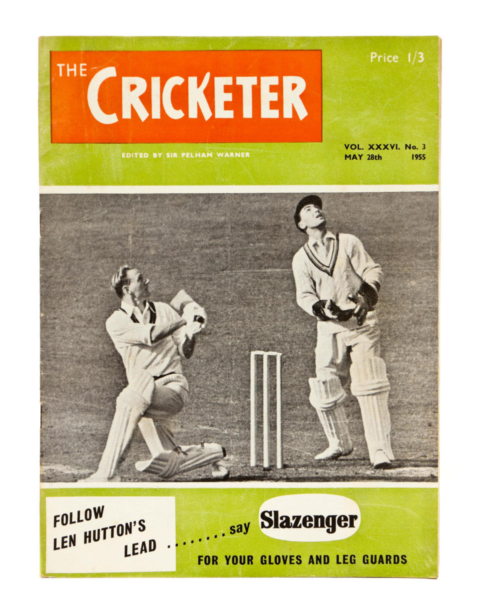 Vintage May 28th 1955 edition of The Cricketer magazine