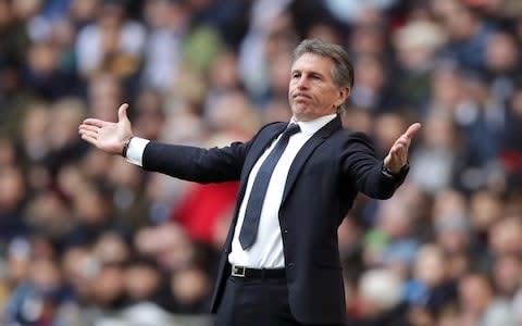 Puel was dismissed on Saturday night after Leicester's 4-1 defeat to Palace - Credit: PA