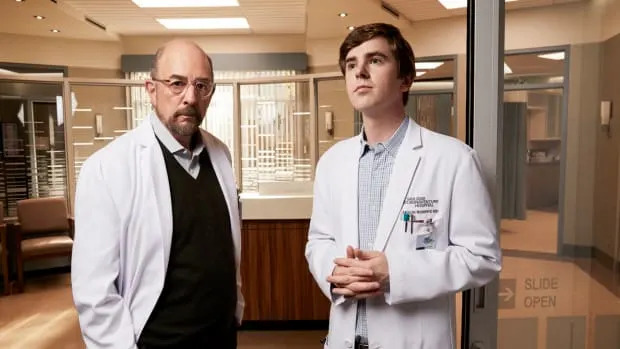 Richard Schiff as Dr. Aaron Glassman and Freddie Highmore as Dr. Shaun Murphy in The Good Doctor.<p>Art Streiber/ABC</p>