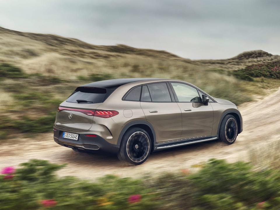 The Mercedes-Benz EQE SUV.