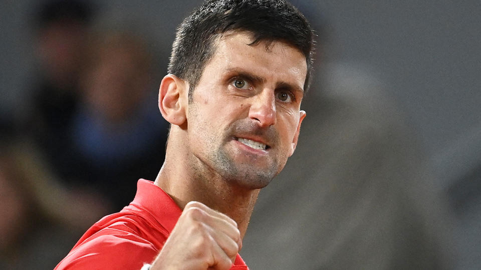 Thousands of Novak Djokovic fans are petitioning for the US Open to allow the Serb to play. Pic: Getty