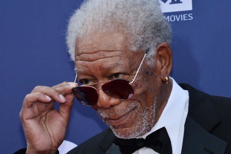 Morgan Freeman arrives for American Film Institute's Life Achievement Award tribute gala to actor Denzel Washington at the Dolby Theatre in the Hollywood section of Los Angeles in 2019. File Photo by Jim Ruymen/UPI