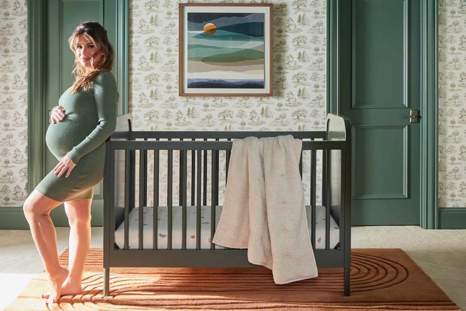 <p>Crate & Kids</p> Jessie James Decker in her new nursery