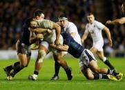 Rugby Union - Scotland v England - RBS Six Nations Championship 2016 - Murrayfield Stadium, Edinburgh, Scotland - 6/2/16 England's Billy Vunipola in action Action Images via Reuters / Lee Smith Livepic