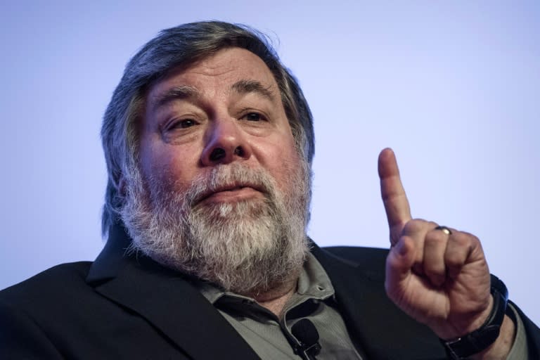 Steve Wozniak, le co-fondateur d'Apple, le 2 juin 2015 à Hong Kong (Philippe LOPEZ)