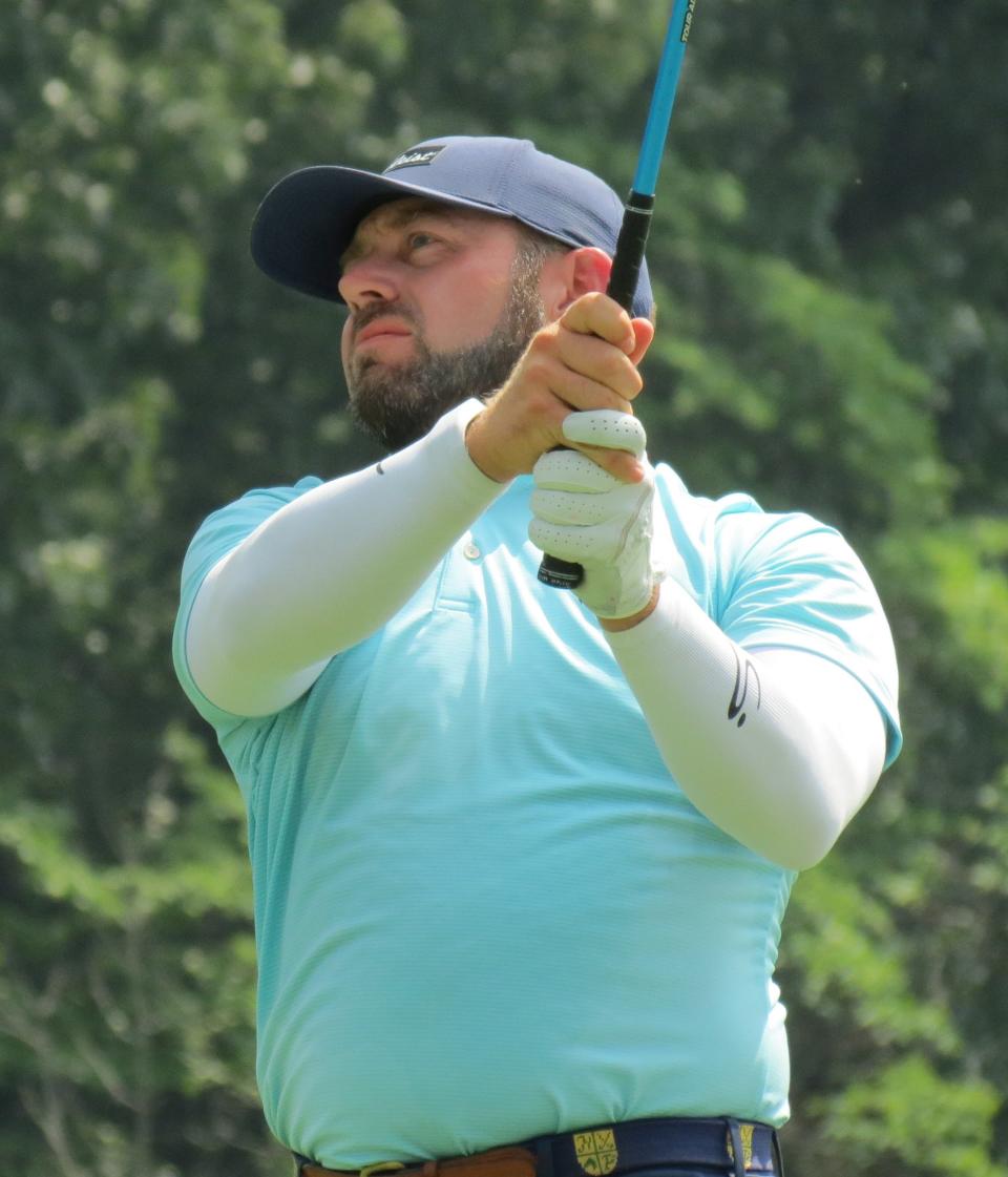 Nick Bova was runner-up at the 103rd New Jersey Open Golf Championship at Hackensack GC in Emerson on Wednesday, July 26, 2023.