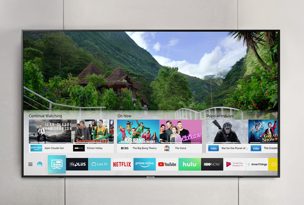 This Samsung 75-inch 4K TV is also a smart TV. (Photo: Amazon)