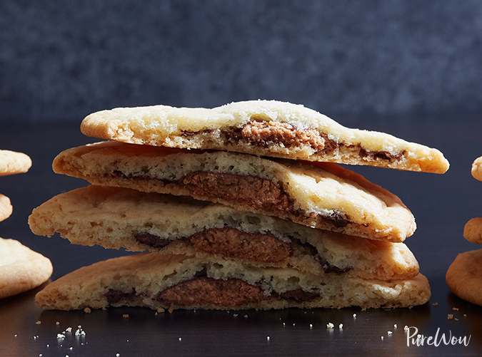 Reese's Peanut Butter Stuffed Sugar Cookies