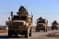 American vehicles are seen in Bartila, Iraq December 7, 2016. REUTERS/Alaa Al-Marjani