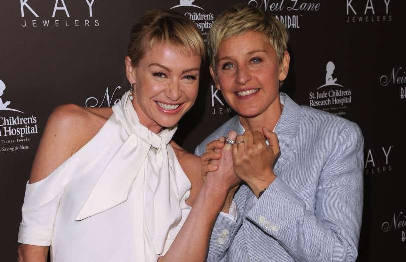 Ellen DeGeneres et Portia de Rossi