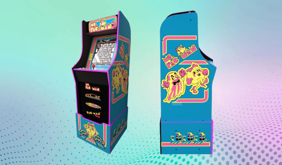 Relive the glory days of Pac-Man fever, right in your own game room. No quarters required! (You will need some dollars, though.) (Photo: Arcade1Up)