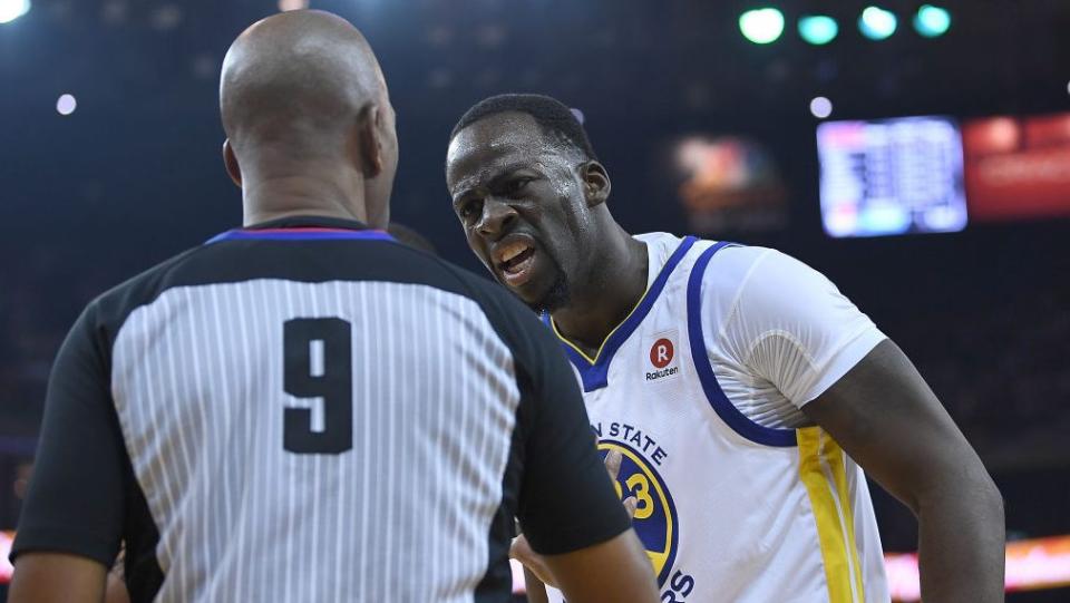 The NBA has fined Draymond Green for criticizing officials on Saturday. (Getty)