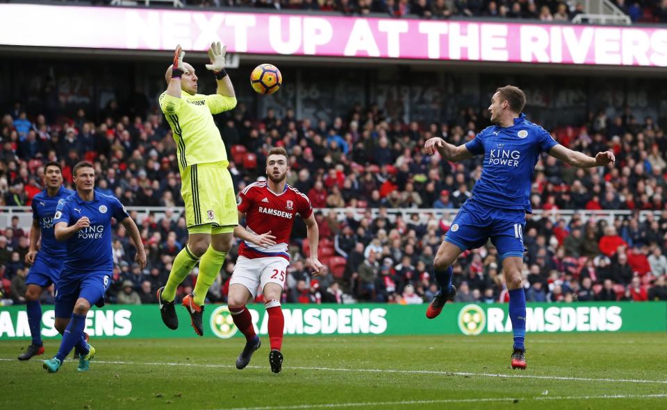 <p>Middlesbrough v Leicester City </p>