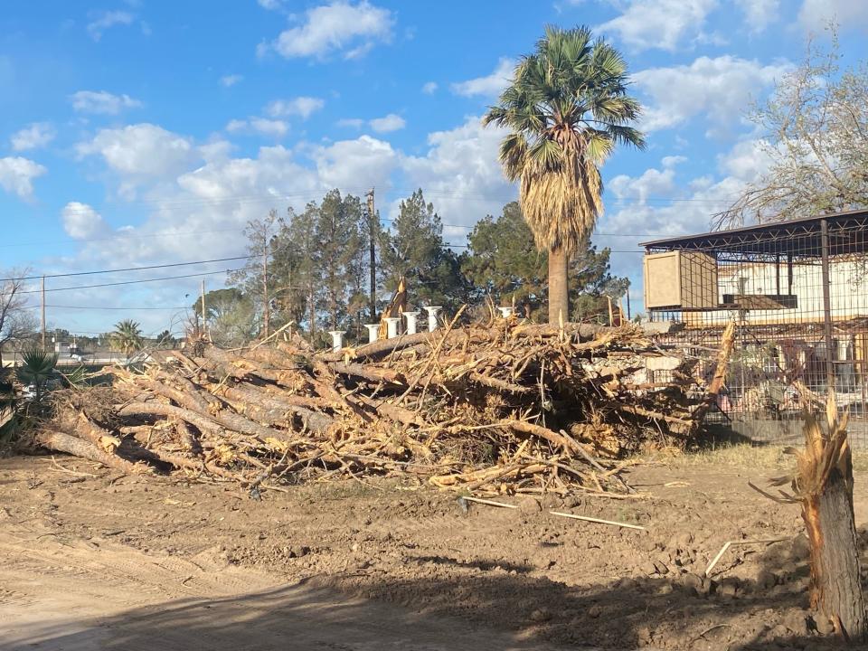 Jay J. Armes' house has been demolished. The property is located in the Lower Valley.