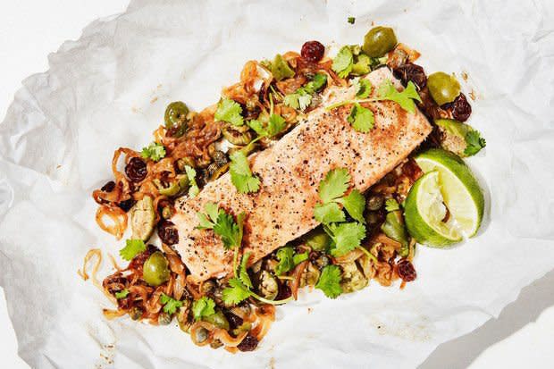 Slow-Roasted Salmon in Parchment Paper