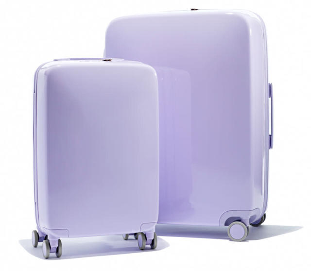 I needed a new suitcase!I went with the light pink one its going to go