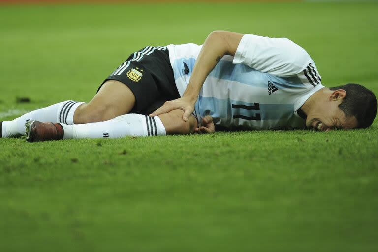 Las lesiones aquejaron a Di María durante sus primeros diez años en la selección