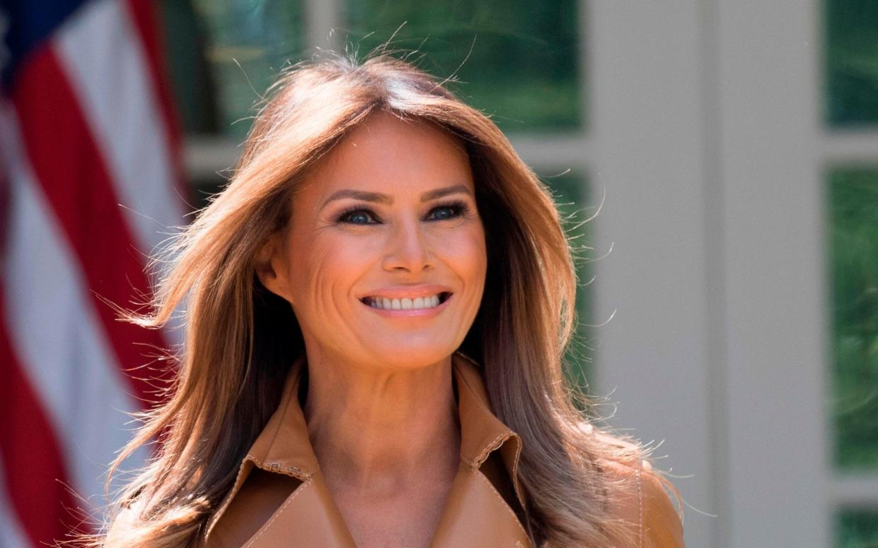 Melania Trump returned home from hospital after being treated for a kidney condition - AFP
