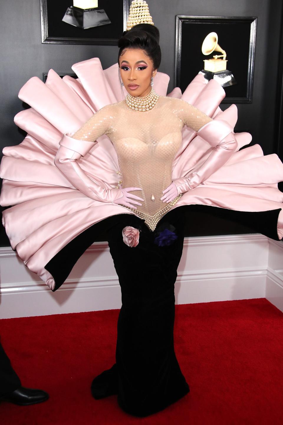 Cardi B at the Grammys, 2019