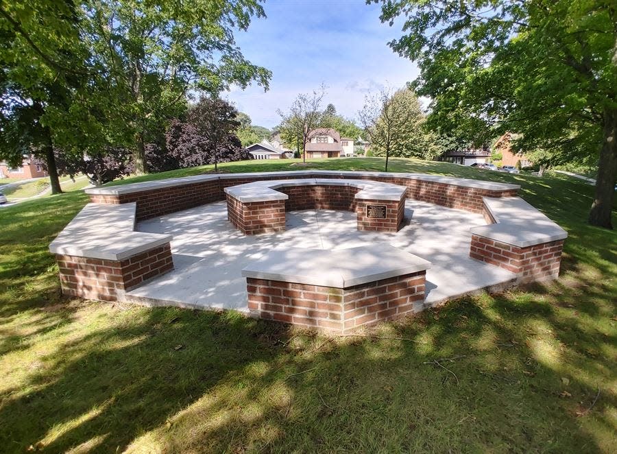 The Centennial Council Ring at Manitowoc Lincoln High School.