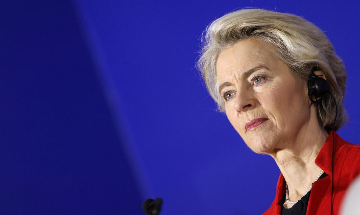 <span>Von der Leyen’s trip is seen as a recognition that the EU must speed up green efforts. </span><span>Photograph: Amel Emrić/Reuters</span>