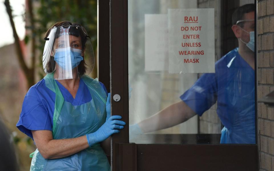 Medical staff wearing personal protective equipment - PA