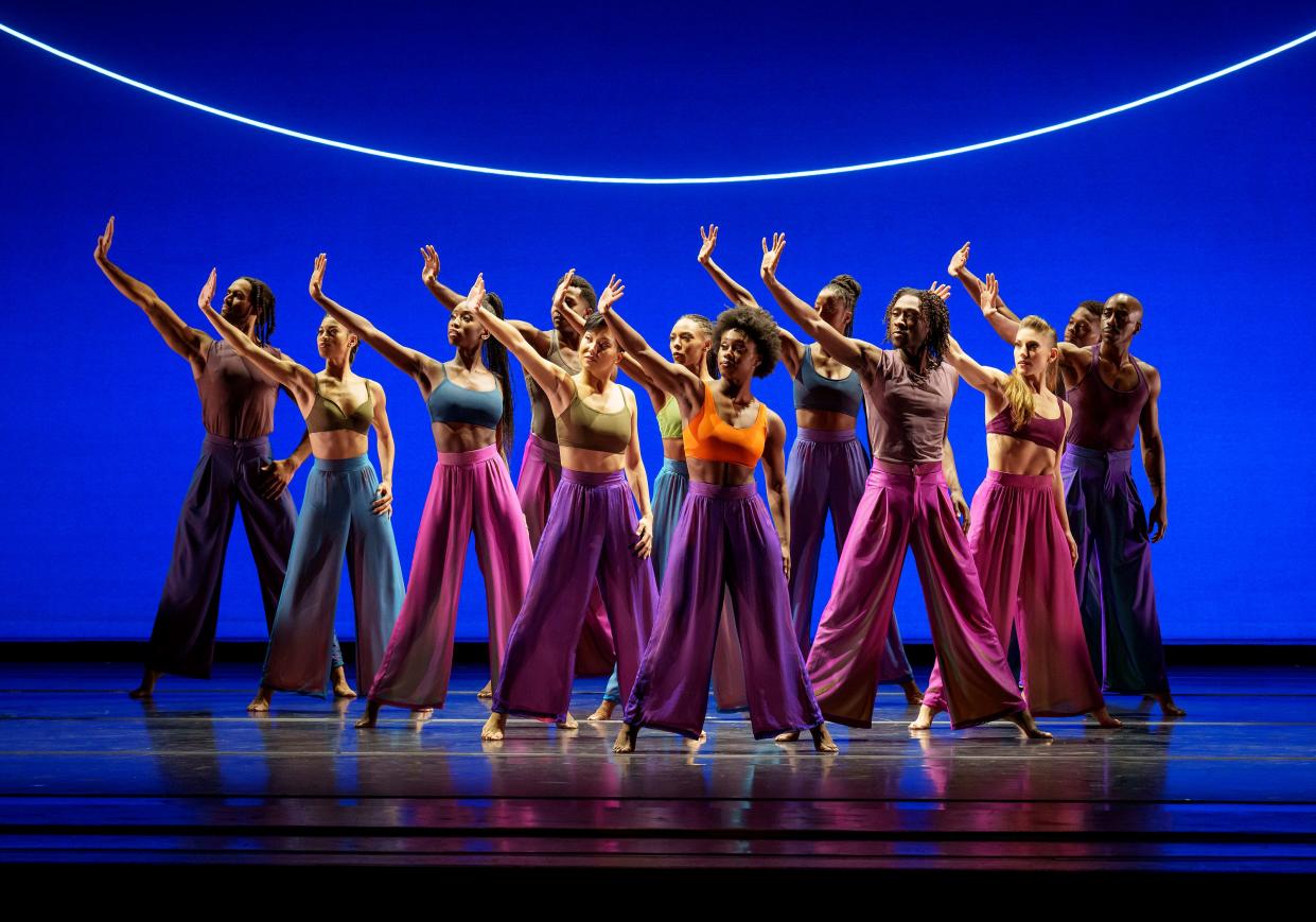 Alvin Ailey American Dance Theater dancers in Kyle Abraham's "Are You in Your Feelings?"