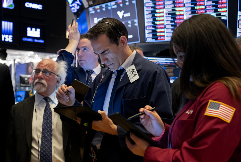 Operadores financieros en Wall Street, en marzo de 2020. (AP /Craig Ruttle)