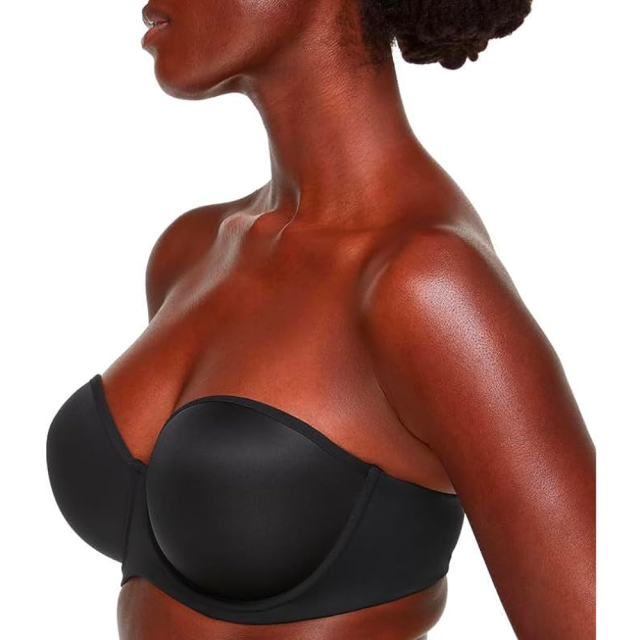 Inès Wireless Non Slip Firm Secured Stay-On Seamless Padded Strapless Bra -  Chaloné