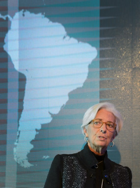 Lagarde says she's "open" to staying on as IMF chief
