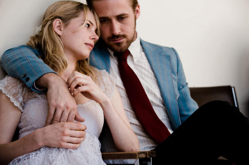 <a href="http://movies.yahoo.com/movie/blue-valentine/" data-ylk="slk:"Blue Valentine" (2010): A heartbreaking drama about the disintegration of a marriage depicted in such raw, unadorned and sometimes uncomfortably close fashion, it makes you feel as if you're watching a documentary about a real-life couple. Michelle Williams earned the second of her three Oscar nominations here, although co-star Ryan Gosling deserved one just as much; each needs the other for their dynamic to work, and both deliver performances of convincing power. Director Derek Cianfrance skips back and forth in time between the idyllic days of their youthful courtship and the distance that divides them years later as working-class parents, once they've realized how different their goals are. Their overnight hotel getaway, a last gasp at salvaging their marriage, is both hopeful and heartbreaking.;elm:context_link;itc:0;sec:content-canvas" class="link ">"Blue Valentine"<span> (2010): A heartbreaking drama about the disintegration of a marriage depicted in such raw, unadorned and sometimes uncomfortably close fashion, it makes you feel as if you're watching a documentary about a real-life couple. Michelle Williams earned the second of her three Oscar nominations here, although co-star Ryan Gosling deserved one just as much; each needs the other for their dynamic to work, and both deliver performances of convincing power. Director Derek Cianfrance skips back and forth in time between the idyllic days of their youthful courtship and the distance that divides them years later as working-class parents, once they've realized how different their goals are. Their overnight hotel getaway, a last gasp at salvaging their marriage, is both hopeful and heartbreaking.</span></a>