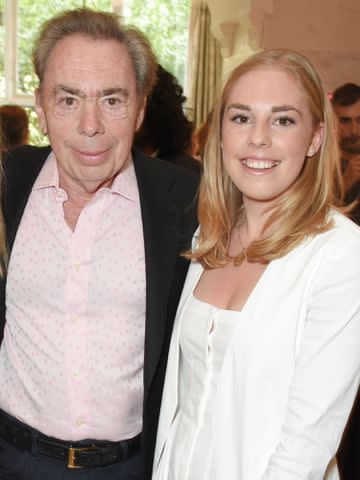 <p>David M Benett/Dave Benett/Getty</p> Lord Andrew Lloyd Webber and Isabella Aurora Lloyd Webber at The South Bank Sky Arts Awards drinks reception on July 9, 2017.