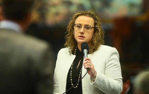 Republican state Sen. Erin Grall sponsored the six-week abortion ban and the current 15-week abortion ban that's in effect in Florida.