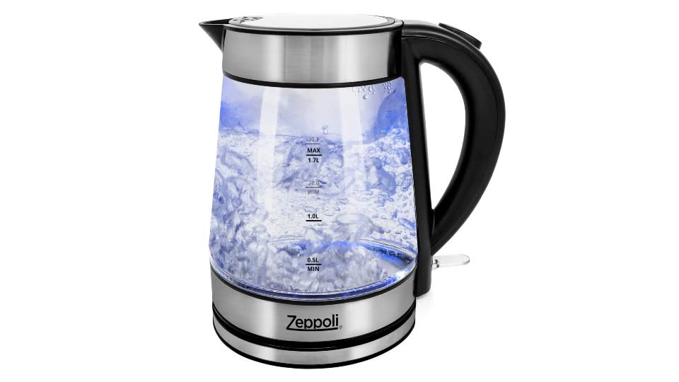 Zeppoli Electric Kettle. (Image via Amazon)