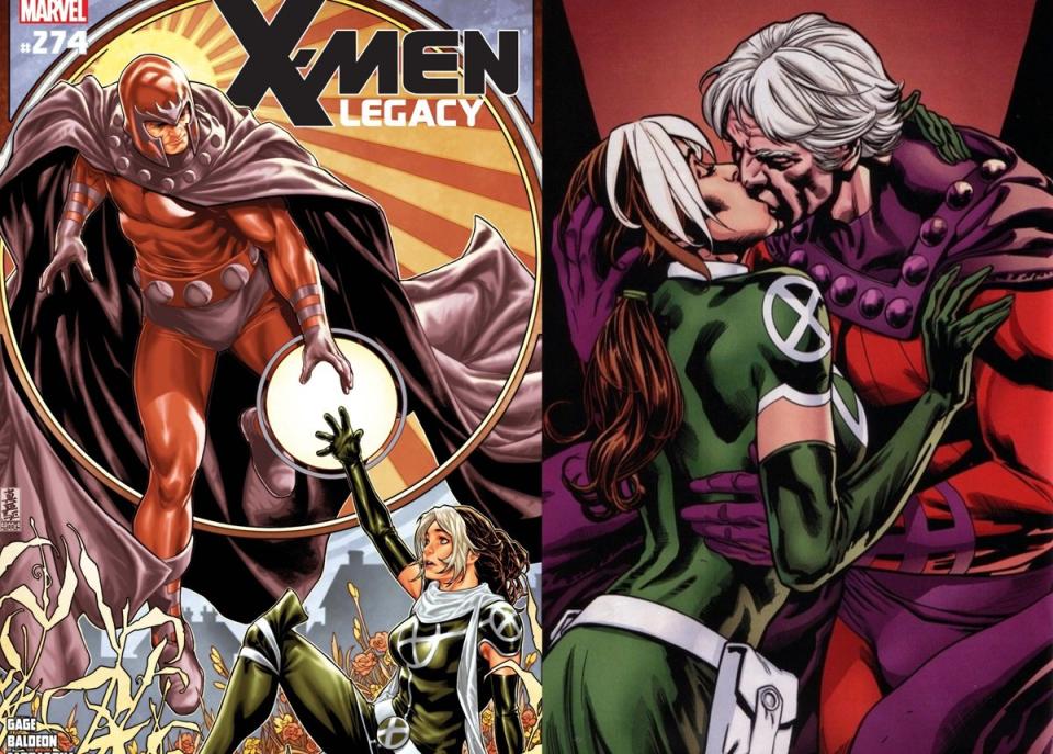 Magneto and Rogue rekindle their romance in the pages of X-Men: Legacy.