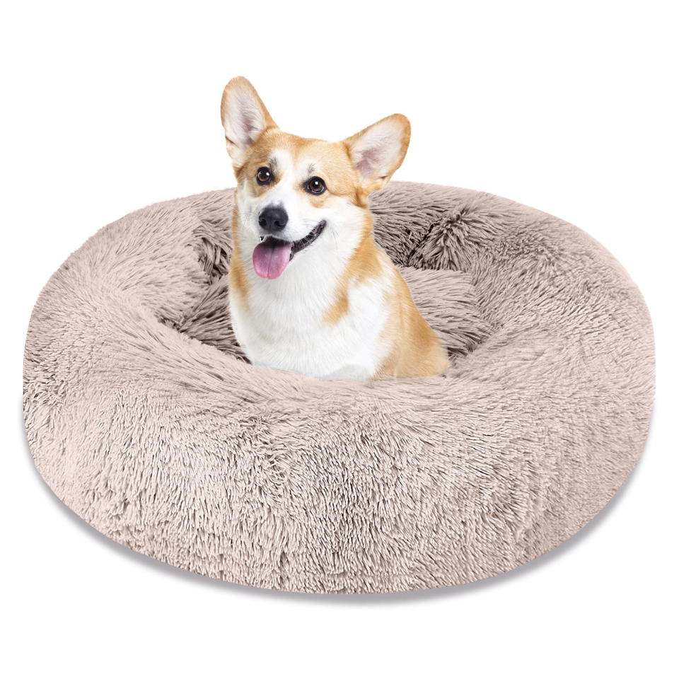 <p><a href="https://go.redirectingat.com?id=74968X1596630&url=https%3A%2F%2Fwww.walmart.com%2Fip%2FDnzzs-Calming-Dog-Bed-Cat-Bed-Anti-Anxiety-Donut-Cuddler-Round-Fluffy-Plush-Faux-Fur-Beds-Washable-Warming-Cozy-Soft-Pet-Fits-25-lbs-Pets-23-x23-Gray%2F2108327061&sref=https%3A%2F%2Fwww.womenshealthmag.com%2Flife%2Fg43909197%2Fwalmart-national-pet-month-sale-may-2023%2F" rel="nofollow noopener" target="_blank" data-ylk="slk:Shop Now;elm:context_link;itc:0;sec:content-canvas" class="link ">Shop Now</a></p><p>Calming Donut Pet Bed</p><p>$19.69</p><p>walmart.com</p>