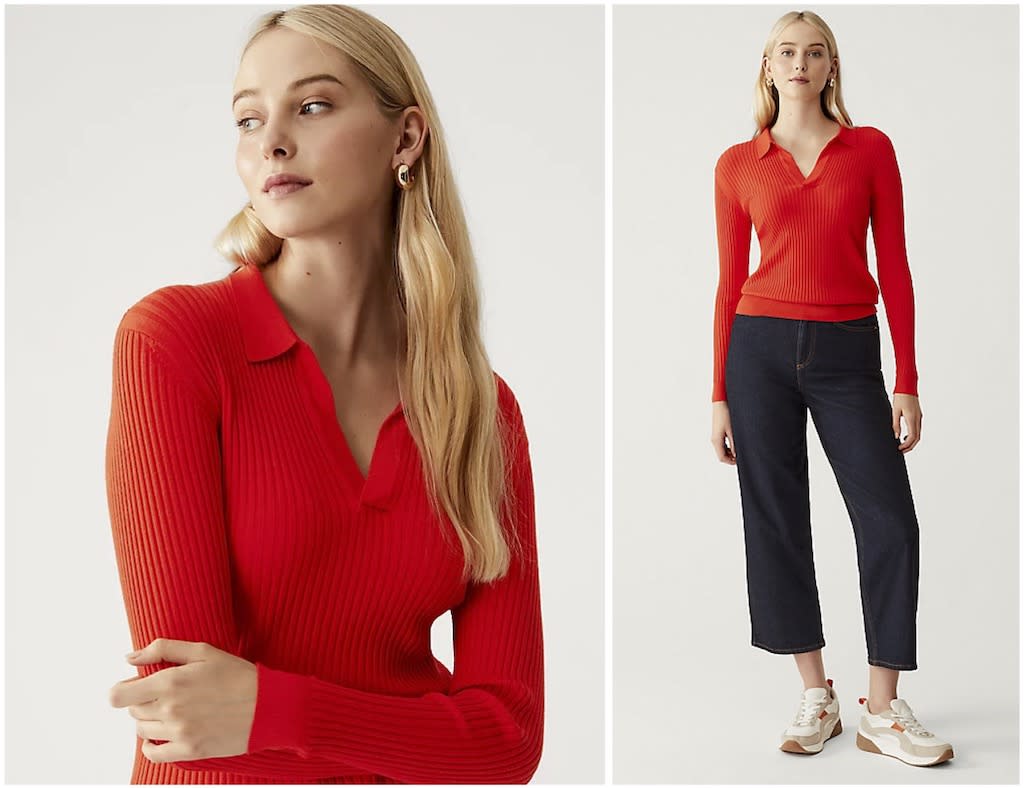 Ce cardigan simple et tendance à la fois fait chavirer le cœur des beautystas. (Photo : M&S)