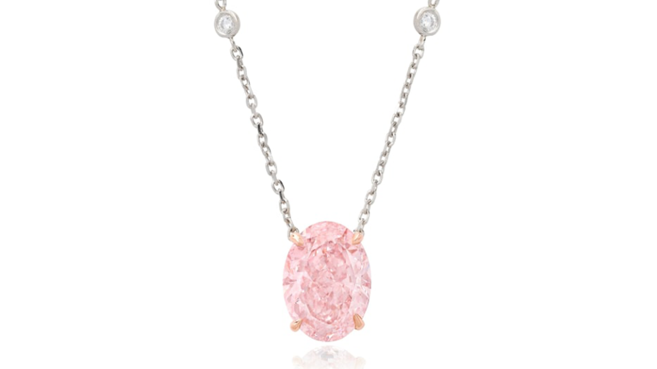 Boodles 4.05-Carat Fancy Intense Pink Diamond Pendant