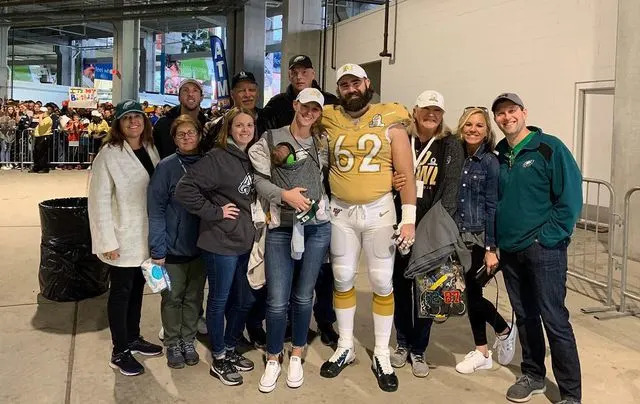 <p>Kylie Kelce/Instagram</p> Jason Kelce and family at the Pro Bowl