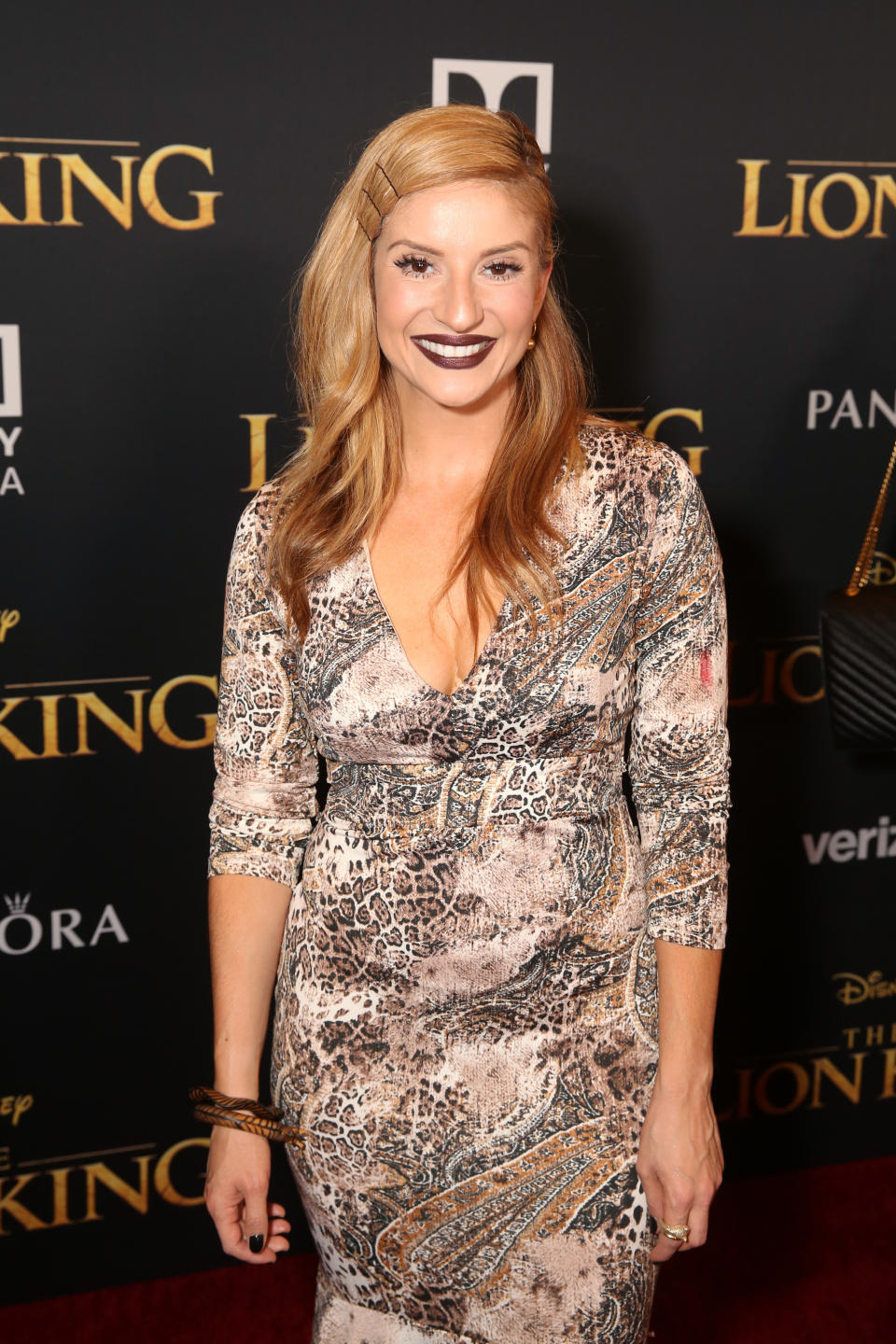 Anneliese van der Pol at the premiere of Disney's "The Lion King" at the Dolby Theatre in 2019