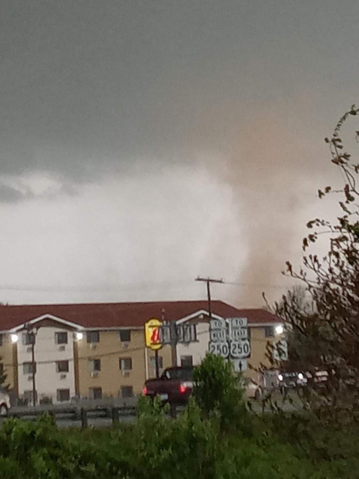 Photo of what looks like a tornado was taken in Waynesboro.