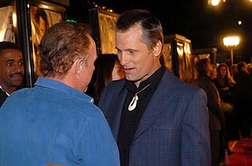 James Caan and Viggo Mortensen at the LA premiere of New Line's The Lord of the Rings: The Return of The King