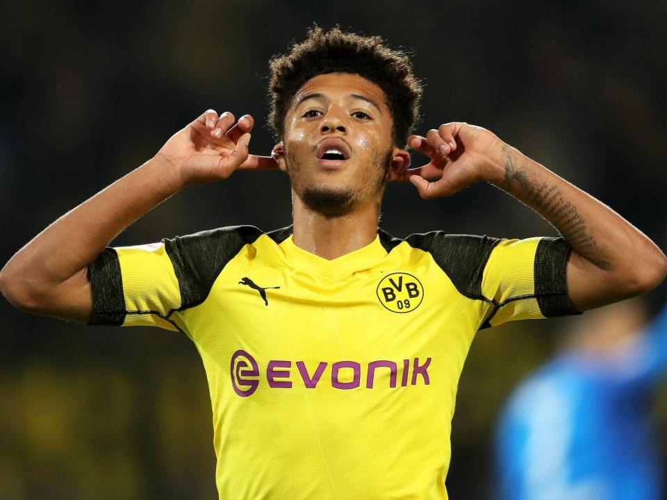 Jadon Sancho has impressed since joining Borussia Dortmund 14 months ago: EPA