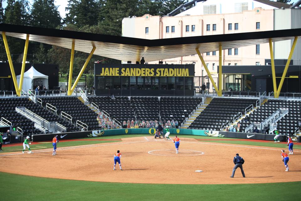Oregon's Jane Sanders Stadium will eventually be a host site for the Pac-12 championship tournament for softball.