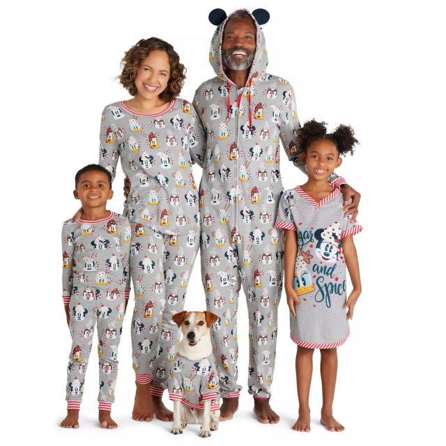 Disney Mickey Mouse Matching Family Christmas Onesie Pajamas