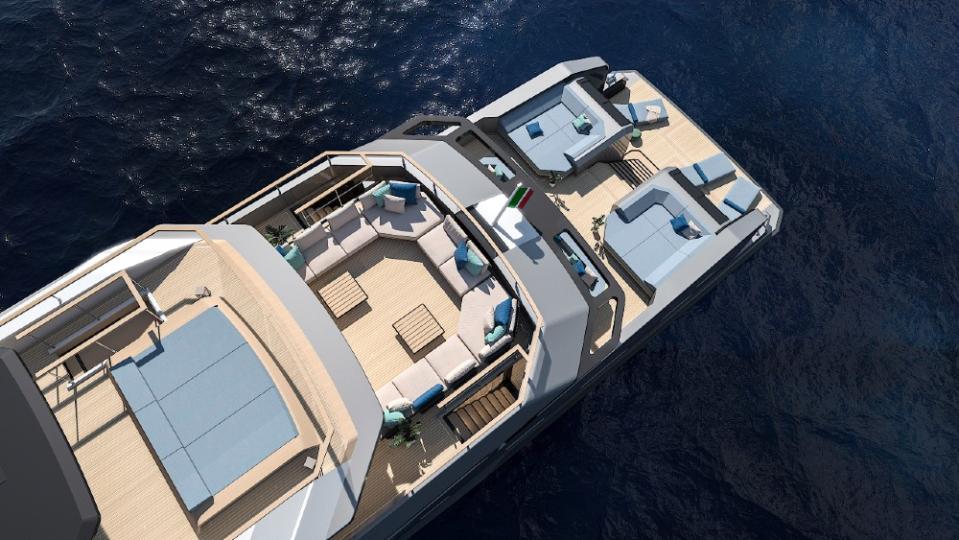 The 138-foot Dream is designed as a generic all-purpose superyacht for multiple owners. - Credit: Courtesy Floating Life
