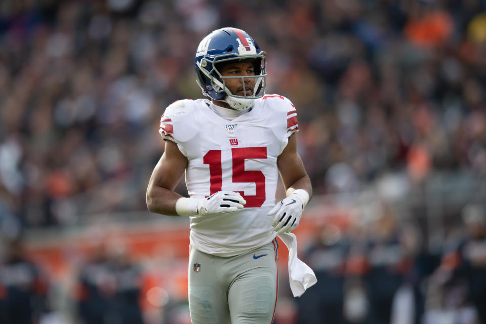 New York Giants receiver Golden Tate scored a 51-yard touchdown on Sunday. (Patrick Gorski/Icon Sportswire)