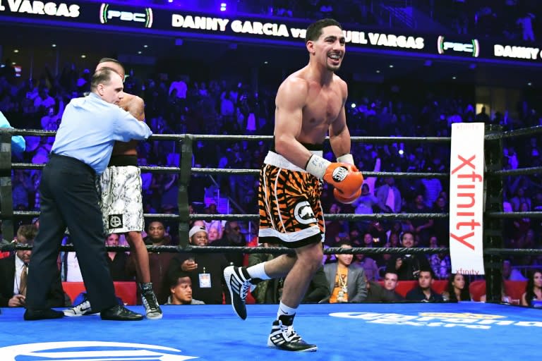 Danny Garcia, pictured in 2016, has a 33-0 record with 19 knockouts