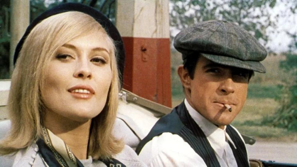 Faye Dunaway and Warren Beatty in "Bonnie and Clyde"